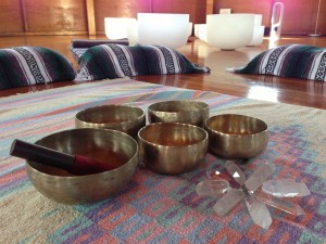 My bowls in the Integratron 